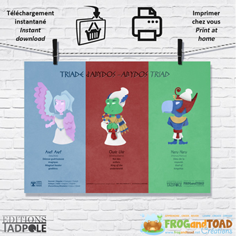 Triade ABYDOS Triad/Triade ABYDOS Triad Digital PDF - FROGandTOAD Créations